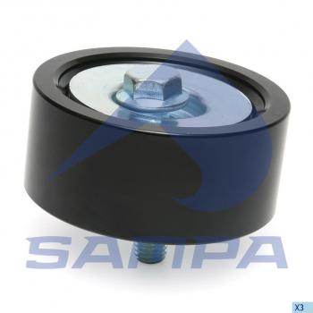 4 099 р. Ролик приводного ремня DAF натяжителя SAMPA SAMPA 054.213  с доставкой в г. Майкоп. Увеличить фотографию 1