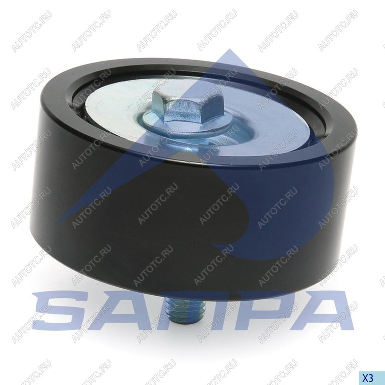 4 099 р. Ролик приводного ремня DAF натяжителя SAMPA SAMPA 054.213  с доставкой в г. Майкоп