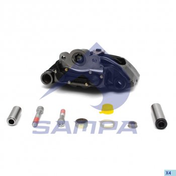 48 899 р. Суппорт SAF (SKRB9022K) правый 22.5 в сборе с колодками SAMPA SAMPA 091.048  с доставкой в г. Майкоп. Увеличить фотографию 1