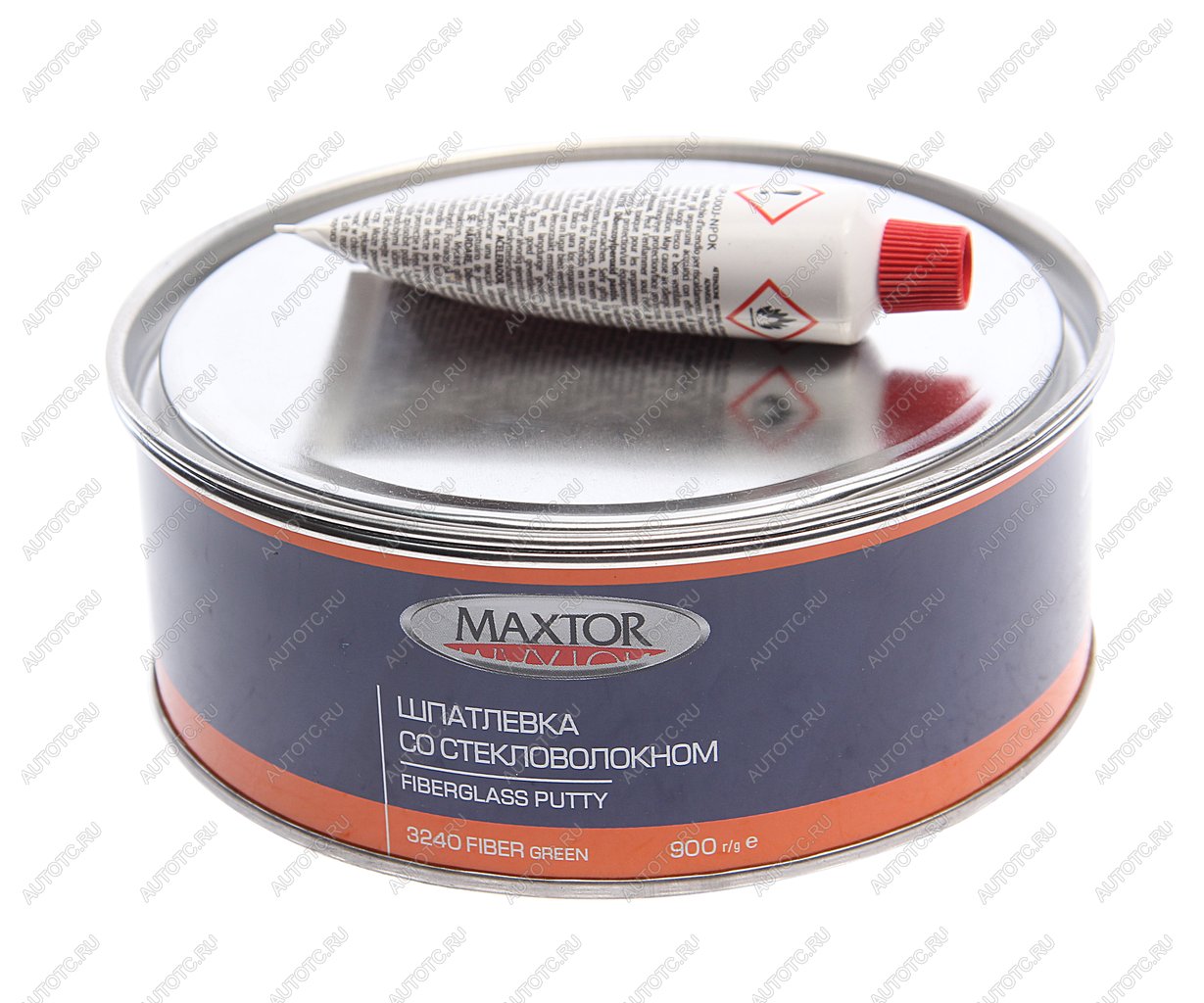 659 р. Шпатлевка со стекловолокном FIBER GLASS GREEN 0.9кг MAXTOR MAXTOR 32400.9  с доставкой в г. Майкоп