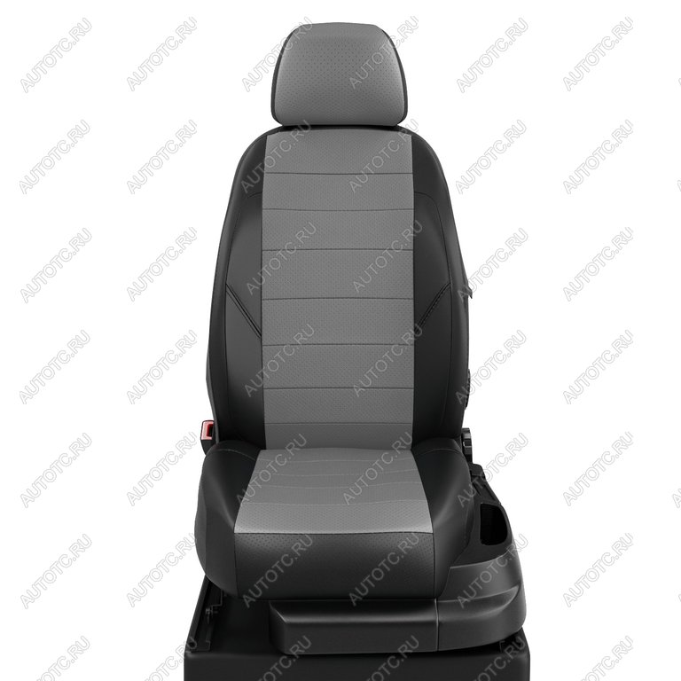 7 549 р. Авточехлы DAEWOO Matiz (00-) экокожа черно-серые комплект AVTOLIDER AVTOLIDER dw05-0101-ec02  с доставкой в г. Майкоп
