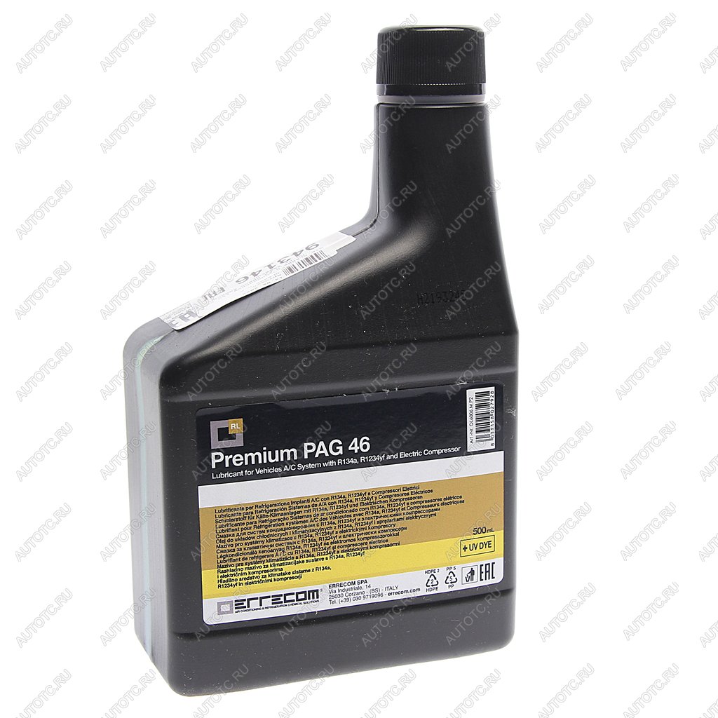 1 969 р. Масло для кондиционеров ISO PAG 46+DYE OL6006.M.P2 500мл c УФ детектором ERRECOM ERRECOM ol6006.m.p2  с доставкой в г. Майкоп