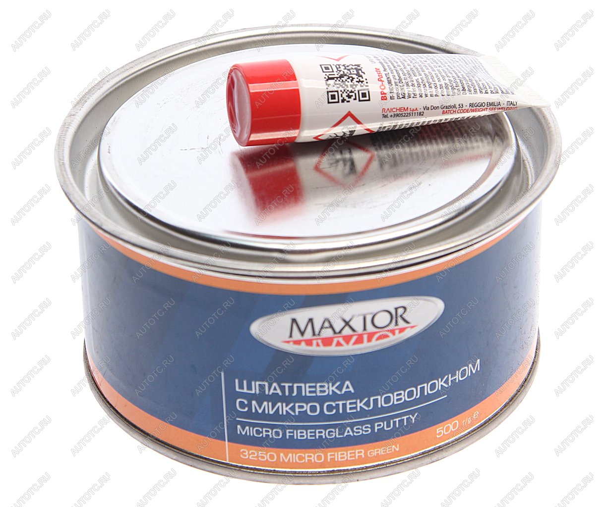 399 р. Шпатлевка с микростекловолокном FIBER GLASS GREEN 0.5кг MAXTOR MAXTOR 32500.5  с доставкой в г. Майкоп
