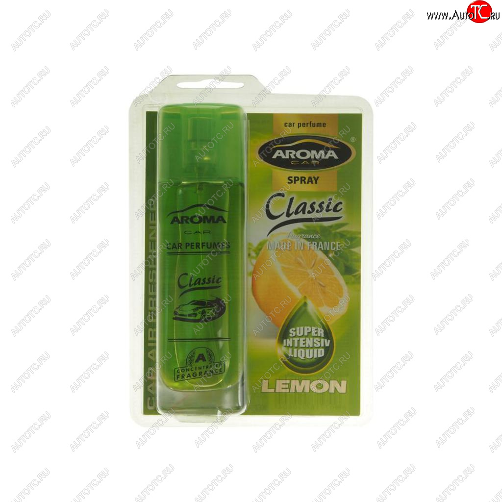 290 р. Ароматизатор спрей (лимон) 50мл pump spray AROMA CAR AROMA CAR 92060  с доставкой в г. Майкоп