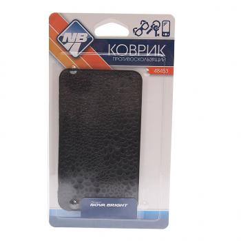 78 р. Коврик на панель приборов противоскользящий 14х8см черный NOVA BRIGHT NOVA BRIGHT 48453  с доставкой в г. Майкоп. Увеличить фотографию 1