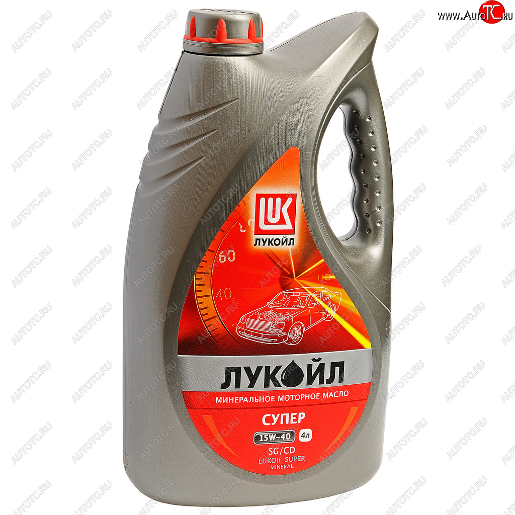 1 299 р. Масло моторное СУПЕР SGCD 15W40 мин.4л ЛУКОЙЛ LUKOIL 19195  с доставкой в г. Майкоп