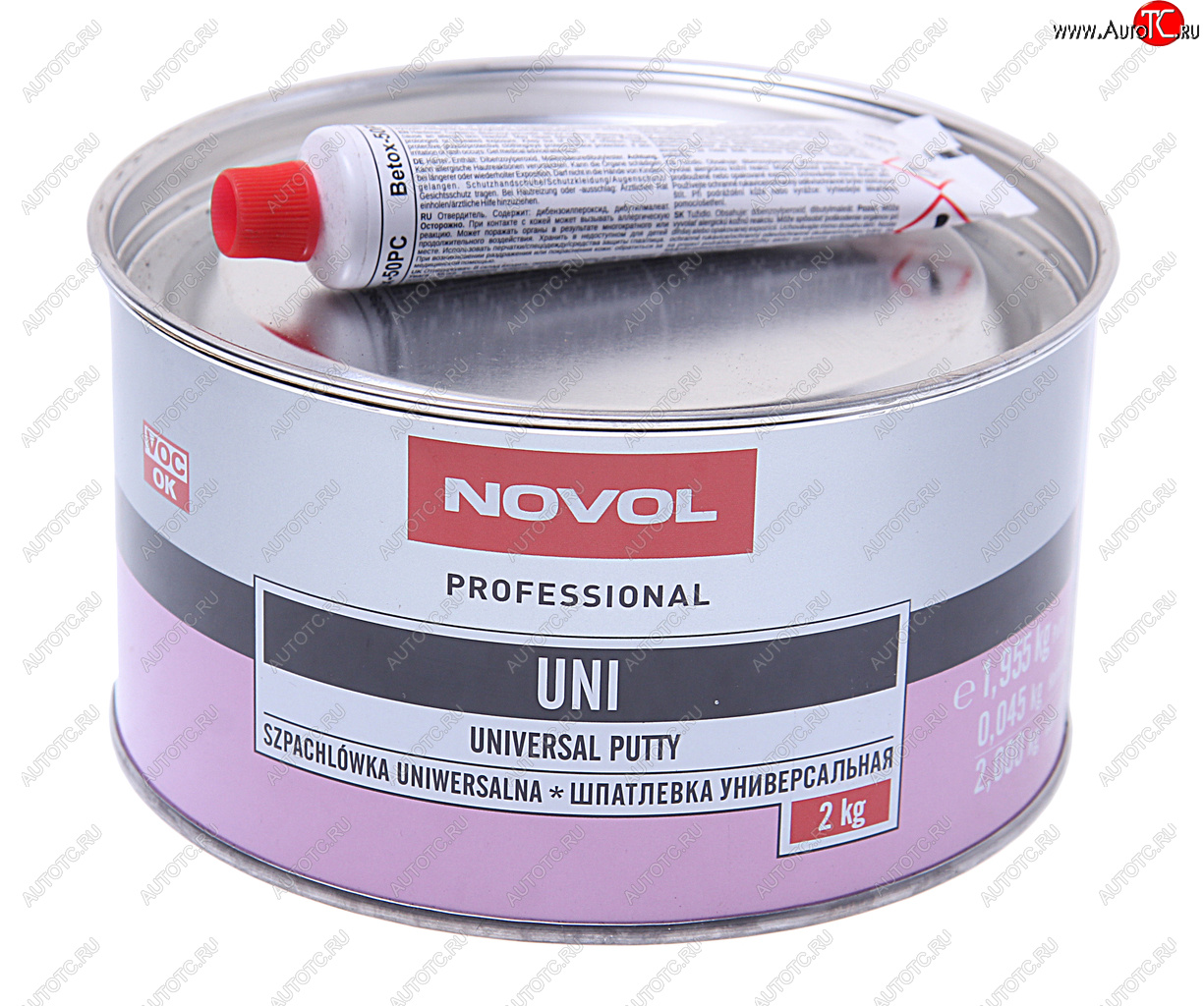 1 899 р. Шпатлевка UNI 2кг NOVOL NOVOL 1105  с доставкой в г. Майкоп