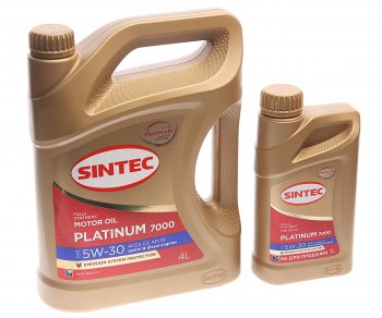2 079 р. Масло моторное Platinum 7000 C3SP 5W30 синт.4+1л SINTEC SINTEC 600225  с доставкой в г. Майкоп. Увеличить фотографию 1