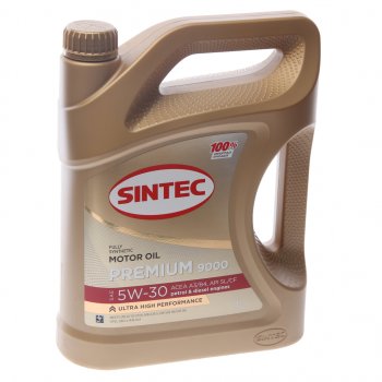 2 669 р. Масло моторное PREMIUM 9000 A3B4 5W30 синт.4л SINTEC SINTEC 600103  с доставкой в г. Майкоп. Увеличить фотографию 1