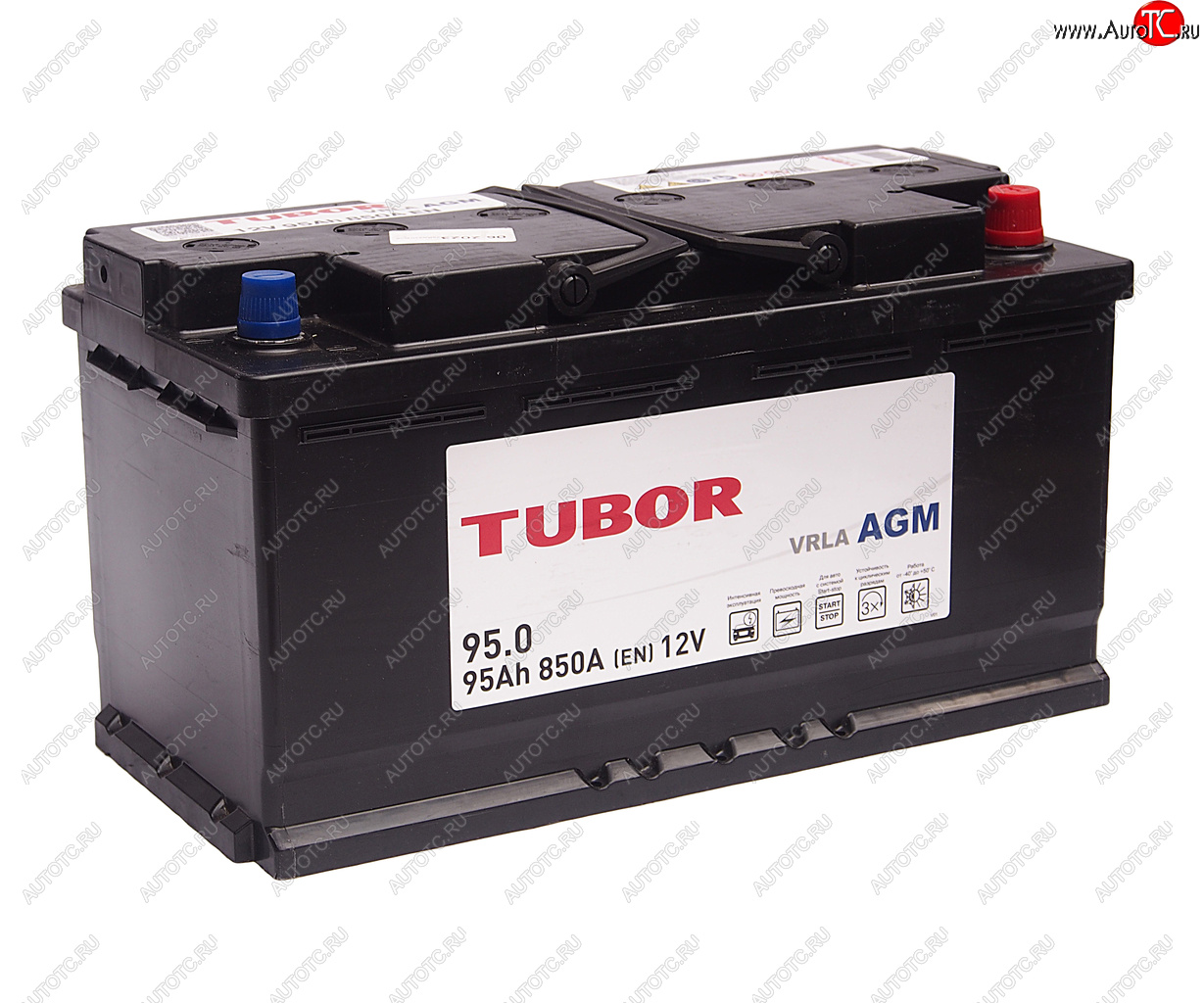 26 999 р. Аккумулятор TUBOR AGM 95Ач обратная полярность TUBOR 6ст95(0)  с доставкой в г. Майкоп
