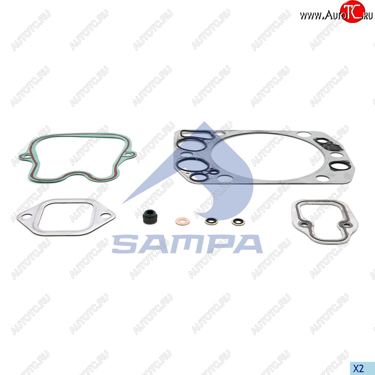 2 059 р. Прокладка головки блока MAN F2000 дв.D2866 (на 1 цилиндр) SAMPA SAMPA 020.725  с доставкой в г. Майкоп