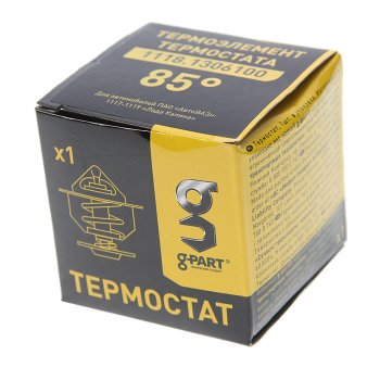 189 р. Термостат ВАЗ-1117-1119 термоэлемент G-PART (ОАО ГАЗ) G-PART 1118.1306100  с доставкой в г. Майкоп. Увеличить фотографию 3