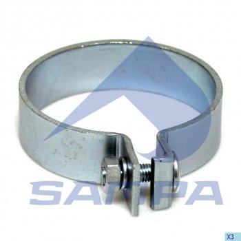 299 р. Хомут глушителя MAN L2000 SAMPA SAMPA 020.343  с доставкой в г. Майкоп. Увеличить фотографию 1