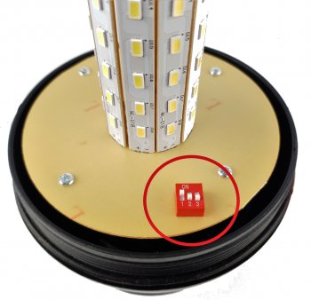 2 699 р. Маяк импульсный 1224V (60 светодиодов) 3 режима на магните желтый LED LT LED TECHNOLOGY 014b  с доставкой в г. Майкоп. Увеличить фотографию 4