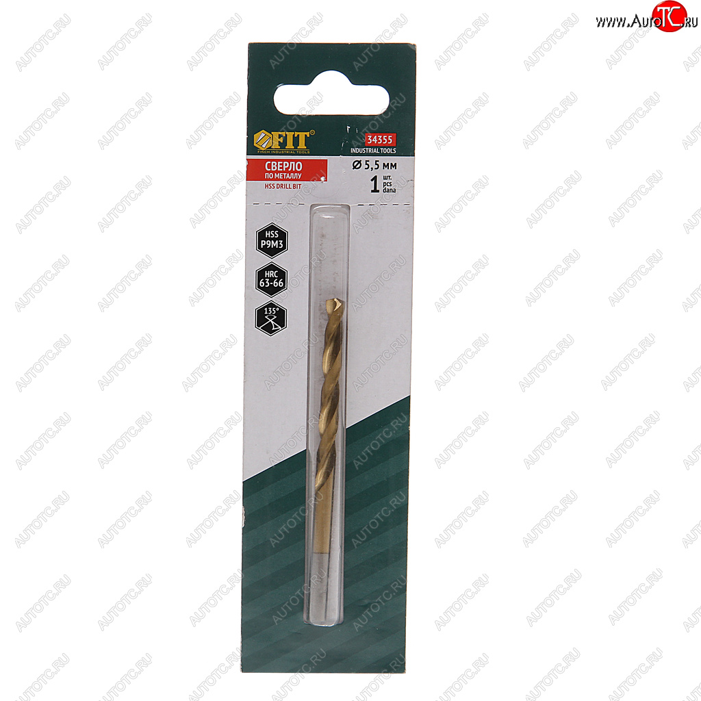 180 р. Сверло по металлу 5.5х93мм Titanium FIT FIT 34355  с доставкой в г. Майкоп