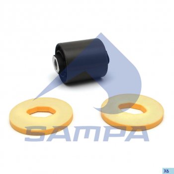 849 р. Сайлентблок MAN кабины с пыльниками SAMPA SAMPA 020.614  с доставкой в г. Майкоп. Увеличить фотографию 1