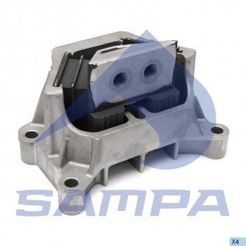 4 649 р. Подушка двигателя MAN TGA,TGS,TGX задняя SAMPA SAMPA 020.466  с доставкой в г. Майкоп. Увеличить фотографию 1