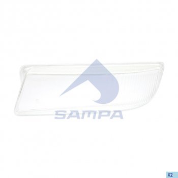 1 299 р. Стекло фары противотуманной MAN TGX (08-) левой SAMPA SAMPA 022.032  с доставкой в г. Майкоп. Увеличить фотографию 1