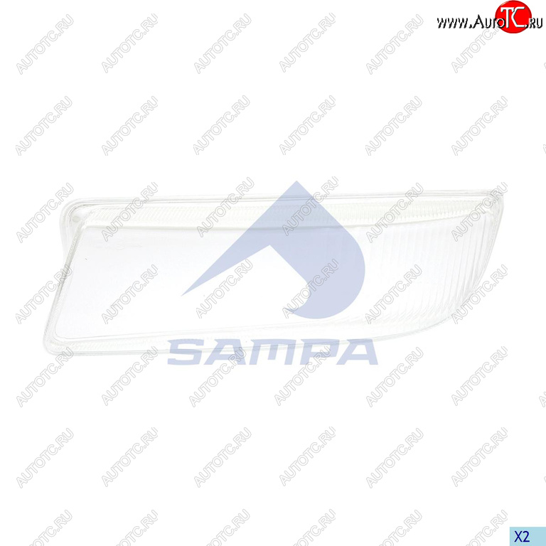 1 299 р. Стекло фары противотуманной MAN TGX (08-) левой SAMPA SAMPA 022.032  с доставкой в г. Майкоп