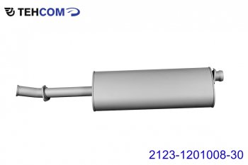 5 799 р. Глушитель ГАЗ-3302 Next дв.Evotech 2.7 ЕВРО-5 ТЕХКОМ ТЕХКОМ 2123-1201008-30  с доставкой в г. Майкоп. Увеличить фотографию 1