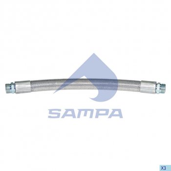2 899 р. Шланг MAN компрессора L=420мм SAMPA SAMPA 021.091  с доставкой в г. Майкоп. Увеличить фотографию 1