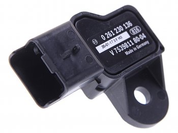 5 649 р. Датчик давления воздуха PEUGEOT 308 (07-) BOSCH BOSCH 0261230136  с доставкой в г. Майкоп. Увеличить фотографию 1