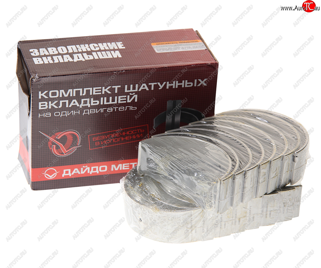 3 099 р. Вкладыши ЯМЗ-238 шатунные d+0.25 ДАЙДО МЕТАЛЛ РУСЬ ЗМЗ 238-1000104в2-р1  с доставкой в г. Майкоп