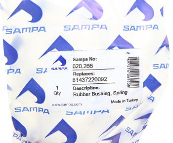 899 р. Сайлентблок MAN рессоры (20x62x95) SAMPA SAMPA 020.266  с доставкой в г. Майкоп. Увеличить фотографию 3