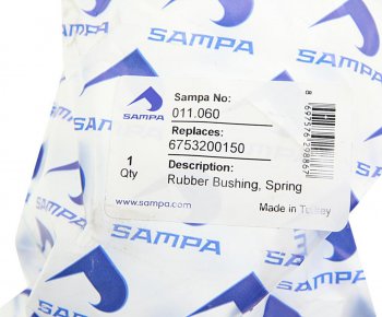 669 р. Сайлентблок MERCEDES 1114-1320 рессоры задней (36х75х96мм) SAMPA SAMPA 011.060  с доставкой в г. Майкоп. Увеличить фотографию 2