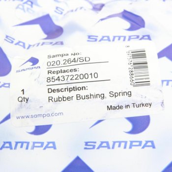 579 р. Сайлентблок MAN TGL рессоры передней (18х61х86мм) SAMPA SAMPA 020.264sd  с доставкой в г. Майкоп. Увеличить фотографию 4