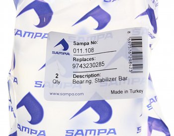 69 р. Втулка стабилизатора MERCEDES Atego (37.5x56мм) SAMPA SAMPA 011.108  с доставкой в г. Майкоп. Увеличить фотографию 3