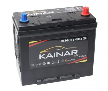 7 199 р. Аккумулятор KAINAR Asia 50Ач обратная полярность KAINAR 6ст50(0) 65b24l  с доставкой в г. Майкоп. Увеличить фотографию 1