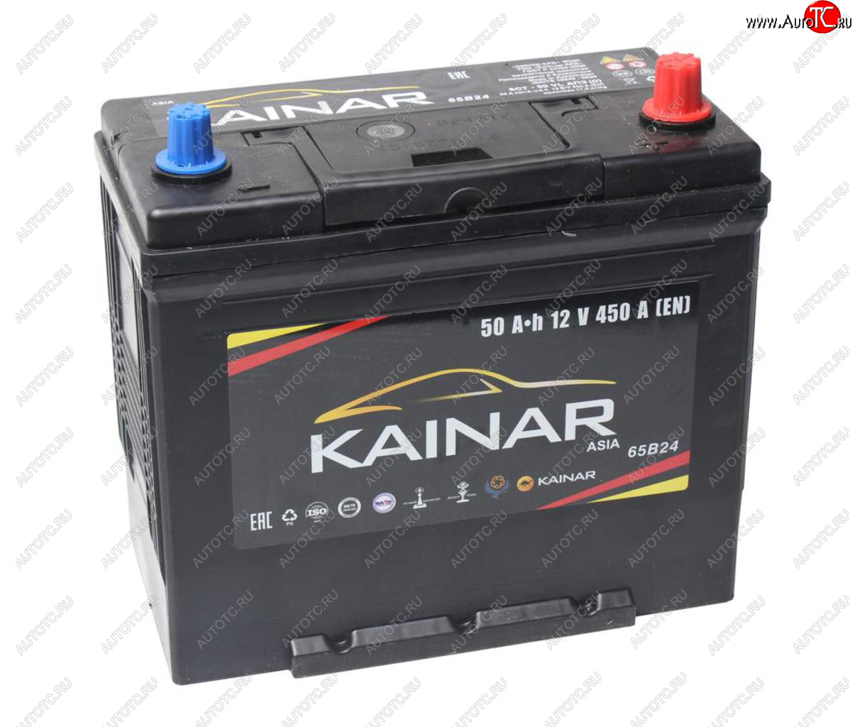 7 199 р. Аккумулятор KAINAR Asia 50Ач обратная полярность KAINAR 6ст50(0) 65b24l  с доставкой в г. Майкоп