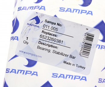 739 р. Втулка стабилизатора MERCEDES заднего (62x110x6065мм) SAMPA SAMPA 011.005  с доставкой в г. Майкоп. Увеличить фотографию 3