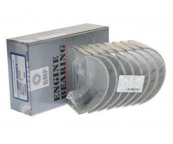1 639 р. Вкладыши HYUNDAI HD65,72,78,County дв.D4AL,D4AF шатунные d+0.00 комплект (8шт.) GMP GMP 23060-41020  с доставкой в г. Майкоп. Увеличить фотографию 1