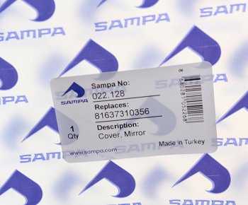 1 329 р. Крышка MAN TGX,TGS зеркала бокового основного левогоправого SAMPA SAMPA 022.128  с доставкой в г. Майкоп. Увеличить фотографию 3