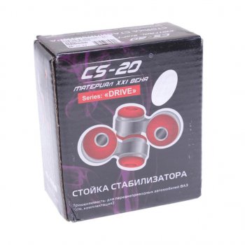 1 099 р. Стойка стабилизатора ВАЗ-2110 комплект 2шт. полиуретан Drive CS-20 CS-20 06835  с доставкой в г. Майкоп. Увеличить фотографию 2