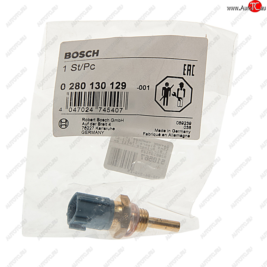 2 269 р. Датчик температуры NISSAN Almera (1.51.61.8),Primera (P11) охлаждающей жидкости BOSCH BOSCH 0280130129  с доставкой в г. Майкоп