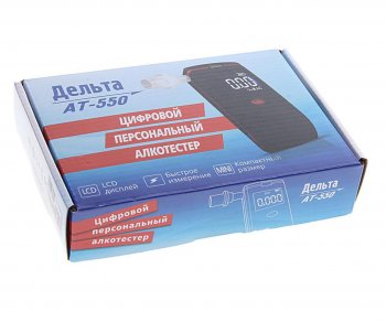2 299 р. Алкотестер цифровой до 1.99 промилле LCD дисплей, звуковой сигнализатор ДЕЛЬТА ДЕЛЬТА ат-550  с доставкой в г. Майкоп. Увеличить фотографию 2