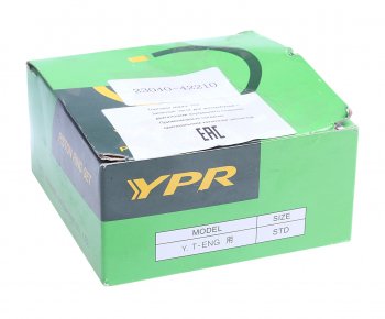 3 679 р. Кольца поршневые HYUNDAI Starex H-1 (98-) дв.D4BH d+0.00 комплект YPR YPR 23040-42210  с доставкой в г. Майкоп. Увеличить фотографию 3