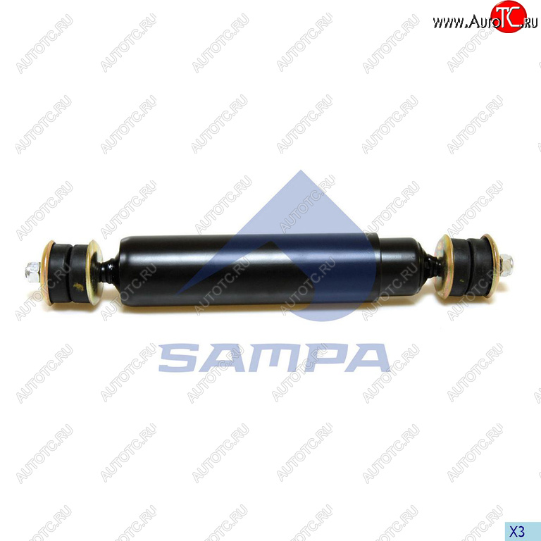 3 689 р. Амортизатор MAN L2000 передний (357617 12x71 12x69 II) SAMPA SAMPA 020.289-01  с доставкой в г. Майкоп
