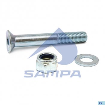 205 р. Ремкомплект седельного устройства JSK 37 (болт 1шт) SAMPA SAMPA 095.535  с доставкой в г. Майкоп. Увеличить фотографию 1