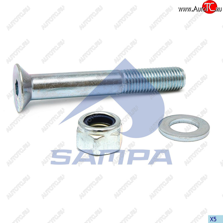 205 р. Ремкомплект седельного устройства JSK 37 (болт 1шт) SAMPA SAMPA 095.535  с доставкой в г. Майкоп
