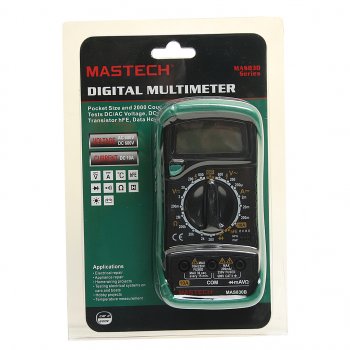 2 469 р. Мультиметр портативный MAS830B MASTECH MASTECH 13-2010  с доставкой в г. Майкоп. Увеличить фотографию 3