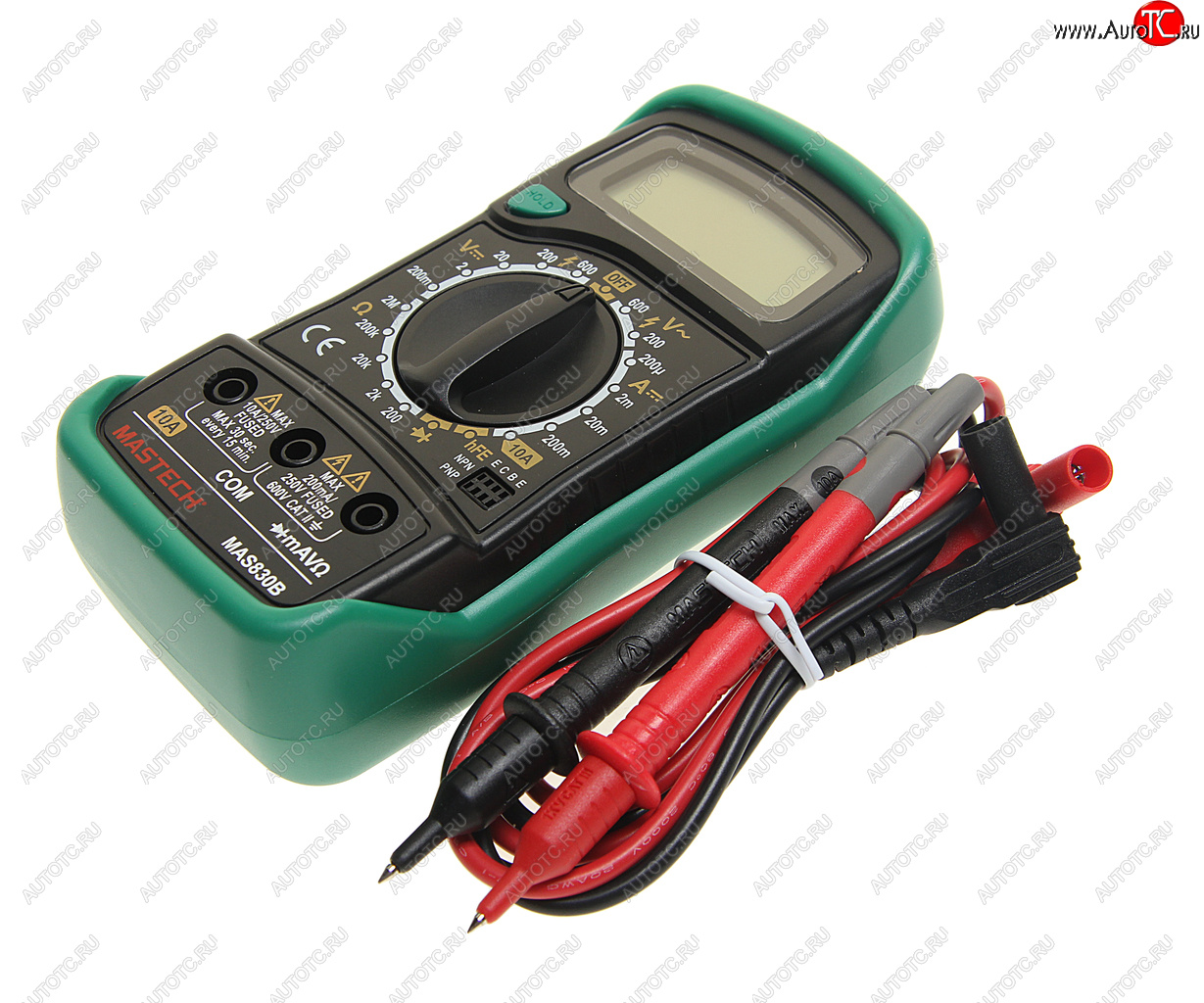 2 469 р. Мультиметр портативный MAS830B MASTECH MASTECH 13-2010  с доставкой в г. Майкоп
