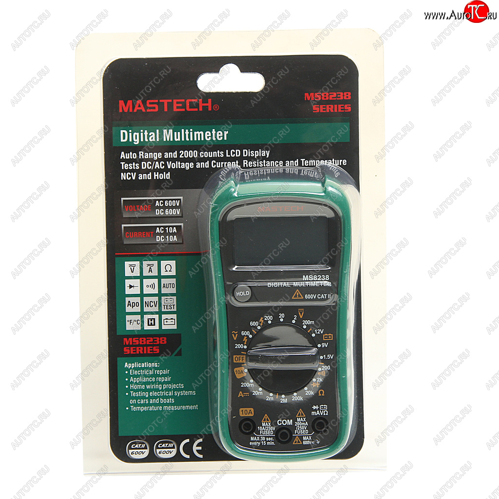 2 599 р. Мультиметр MS8238 MASTECH MASTECH 13-2026  с доставкой в г. Майкоп