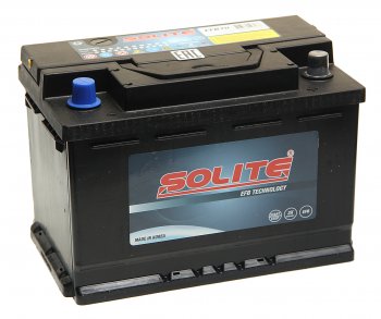 16 999 р. Аккумулятор SOLITE EFB 70Ач обратная полярность SOLITE 6ст70(0)  с доставкой в г. Майкоп. Увеличить фотографию 1