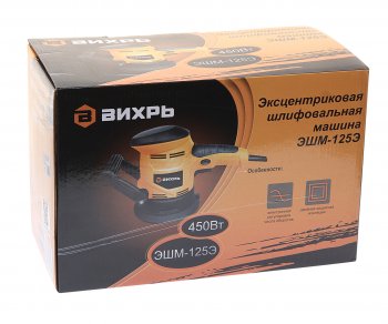 3 999 р. Машина шлифовальная эксцентриковая 450Вт 125мм 4000-13000обмин. ВИХРЬ ВИХРЬ эшм-125э  с доставкой в г. Майкоп. Увеличить фотографию 4
