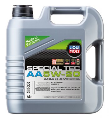 5 799 р. Масло моторное SPECIAL TEC AA 5W20 HC-синт.4л LIQUI MOLY LIQUI MOLY 7658  с доставкой в г. Майкоп. Увеличить фотографию 1