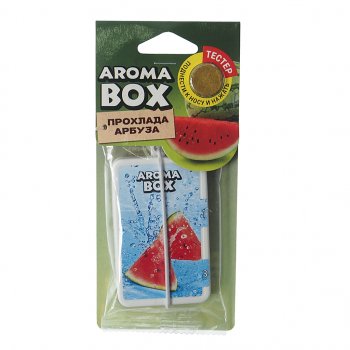 152 р. Ароматизатор подвесной картон высококапиллярный (арбуз) Aroma Box FOUETTE FOUETTE b-10  с доставкой в г. Майкоп. Увеличить фотографию 1